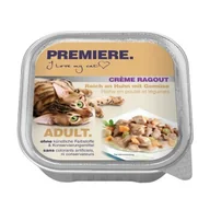 Mokra karma dla kotów - PREMIERE Crème Ragout Adult Kurczak z warzywami 16x100 g - miniaturka - grafika 1