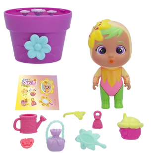 Cry Babies Lalka Happy Flowers Olivia IMC916265 - Lalki dla dziewczynek - miniaturka - grafika 2