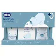Balsamy i oliwki dla dzieci - Chicco Natural Sensation Baby Essential zestaw płyn do ciała i włosów 200ml + balsam do ciała 100ml + woda perfumowana 100ml - miniaturka - grafika 1