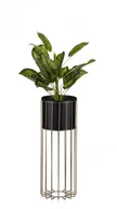 Kwietniki - Kwietnik nowoczesny 55 cm złoto czarnym GLAM - miniaturka - grafika 1