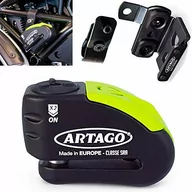 Akcesoria motocyklowe - Artago 30X5 Pack Blokada tarczy hamulcowej z alarmem 120db Wysokie Bezpieczeństwo + Uchwyt do Ducati Monster Diavel, SRA i Sold Secure Gold homologowane - miniaturka - grafika 1