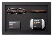 Zestawy kosmetyków męskich - ZEW for Men, zestaw prezentowy Broda Na Sztorc, roller + mydło + balsam do brody, 85ml+80ml - miniaturka - grafika 1