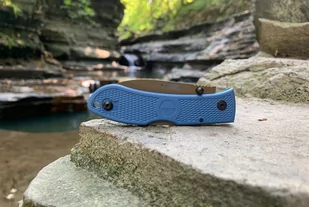 Ka-Bar 4062D2 - Nóż składany Dozier Folding Hunter - Niebieski - Noże - miniaturka - grafika 4