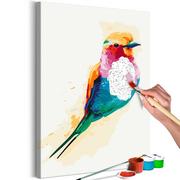 Malowanie po numerach - Obraz do samodzielnego malowania - Egzotyczny ptak (rozmiar 40x60) - miniaturka - grafika 1