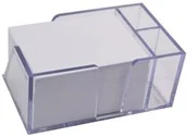 Notesy i bloczki - Kostka papierowa w kubiku 74 x 95 mm x 5 cm 2952-KUBIK 2952-KUBIK-B, Wkład: Kartki białe - miniaturka - grafika 1