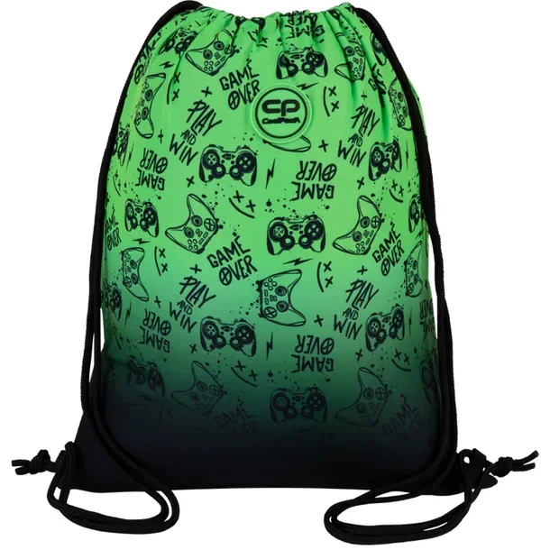 Coolpack First Worek Na Buty Dla Chłopca Game Over Gradient Green