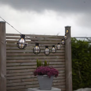 Łańcuch świetlny LED Cage, czarny/przezroczysty - Lampy ogrodowe - miniaturka - grafika 1