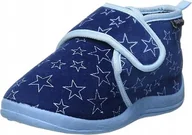 Buty dla dziewczynek - Playshoes Kapcie Dziecięce W Gwiazdki Niebieskie 28/29 Ż7K - miniaturka - grafika 1