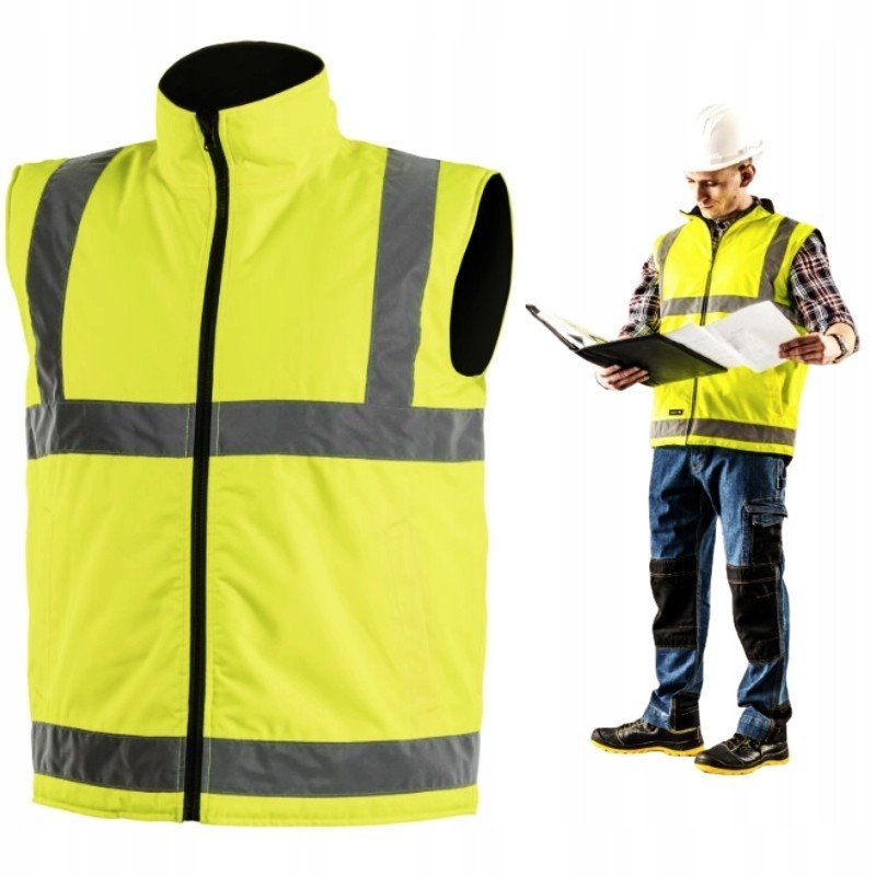 Rems Kamizelka Ostrzegawcza Ocieplana Żółta Xl (54)