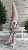 Ozdoby bożonarodzeniowe - Skrzat świąteczny Boże Narodzenie krasnal glamour Handmade - miniaturka - grafika 1