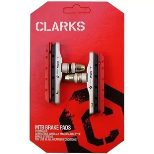 Clarks Clarks Brake Shoes Threaded for V-Brake incl. Spare Pads 70mm 2020 Klocki hamulcowe CP513 - Części rowerowe - miniaturka - grafika 1