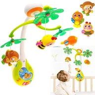 Zabawy w naśladowanie dorosłych - Bajecznie kolorowa Interaktywna karuzelka ZA0636 - miniaturka - grafika 1