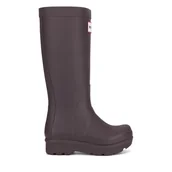 Kalosze damskie - Kalosze Hunter HFW-008 Bordowy - miniaturka - grafika 1