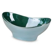 Tace i patery - Misa Dekoracyjna Z Dolomitu Bento 30X18X15 Turkusowa - miniaturka - grafika 1