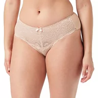 Majtki damskie - Playtex Damskie figi midi w kwiaty, Cielisty, 40 - miniaturka - grafika 1