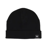 Czapki męskie - Emporio Armani Czapka BEANIE | z dodatkiem wełny i kaszmiru - miniaturka - grafika 1