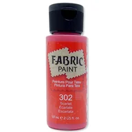 Zabawki kreatywne - Farba do tkanin Jasnych i Ciemnych Czerwona Aureo 59ml - miniaturka - grafika 1