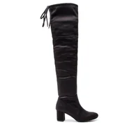 Kozaki damskie - Muszkieterki R.Polański 0802 Czarny - miniaturka - grafika 1