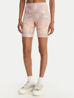 Spodenki damskie - Roxy Kolarki Everyday Flow ERJNS03606 Różowy Slim Fit - miniaturka - grafika 1