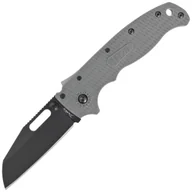 Noże - Nóż składany Demko AD20.5 Shark Foot Grey Grivory, Black DLC D2 by Andrew Demko (205-D2-SF-DLC) - miniaturka - grafika 1