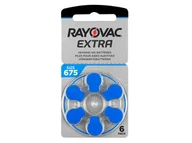 Baterie i akcesoria - 6 szt. Bateria słuchowa Rayovac Extra 675. - miniaturka - grafika 1