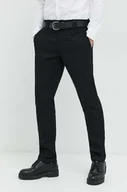 Spodnie męskie - Dickies spodnie 872 męskie kolor czarny dopasowane - miniaturka - grafika 1
