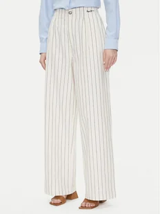 Pepe Jeans Spodnie materiałowe Herly PL211806 Beżowy Wide Leg - Spodnie damskie - miniaturka - grafika 1