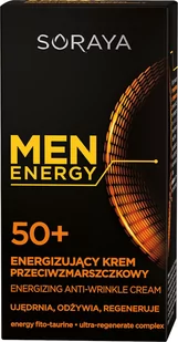 Soraya Men Energy Energizujący krem przeciwzmarszczkowy 50+ 50 ml - Kremy do twarzy - miniaturka - grafika 3