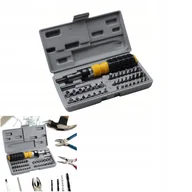 Śrubokręty - ZESTAW WKRĘTAKÓW 41 W ETUI BITY WKRĘTAK ŚRUBOKRĘT - miniaturka - grafika 1