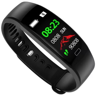 Rubicon RNCE80 Czarny - Smartband - miniaturka - grafika 1