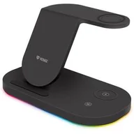 Stacje dokujące do telefonów - Yenkee Bezprzewodowa ładowarka YAC 5310 3v1 Samsung Qi 30019452 - miniaturka - grafika 1