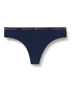 Majtki damskie - Emporio Armani Stringi damskie, 2 sztuki, morski, XL - miniaturka - grafika 1