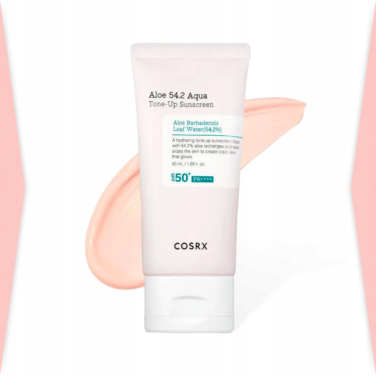 Krem UV COSRX Aloe Tone-Up SPF50+ PA++++ 50 ml – lekka ochrona i nawilżenie