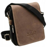 Torby męskie - Skórzana, męska torba na ramię — Always Wild - miniaturka - grafika 1