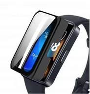 Akcesoria do smartwatchy - Etui + szkło 2W1 do Huawei Band 9 czarne - miniaturka - grafika 1