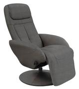Fotele - Fotel wypoczynkowy OPTIMA 2 recliner popielaty tkanina - miniaturka - grafika 1