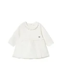 Sukienki i spódniczki dla dziewczynek - Mayoral Sukienka elegancka 2815 Beżowy Regular Fit - miniaturka - grafika 1