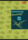 Szkolne artykuły papiernicze - Paczka Zeszyt A5 16k kratka dinosaur mix pakiet 15 sztuk - ST-Majewski - miniaturka - grafika 1