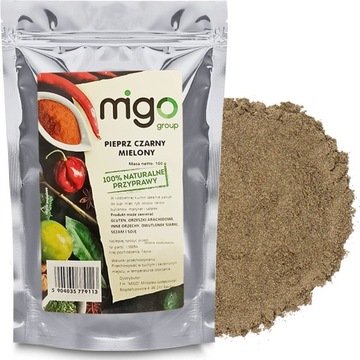 Pieprz Czarny Mielony 100g w proszku MIGogroup