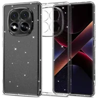 Etui i futerały do telefonów - Etui TECH-PROTECT FlexAir do Xiaomi Redmi Note 14 Pro 5G/Poco X7 5G Przezroczysto-brokatowy - miniaturka - grafika 1