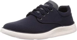 Skechers Męskie trampki Status 2.0 Burbank, Granatowe płótna, 44 EU - Trampki męskie - miniaturka - grafika 1