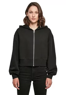 Build Your Brand Damska bluza z kapturem i zamkiem błyskawicznym, dostępna w wielu różnych kolorach, rozmiary od XS do 5XL, czarny, 4XL - Bluzy damskie - miniaturka - grafika 1