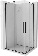 Kabiny prysznicowe - Mexen Velar L Duo kabina prysznicowa rozsuwana 90x80 cm, transparent, czarna - 871-090-080-02-03-70 - miniaturka - grafika 1