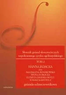 Słownik Gniazd Słowotwórczych Współczesnego Języka Ogólnopolskiego - Filologia i językoznawstwo - miniaturka - grafika 1