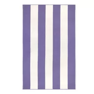 Ręczniki - Ręcznik plażowy 100x160 Neon fioletowy biały pasy frotte 380 g/m2 7954/11 - miniaturka - grafika 1
