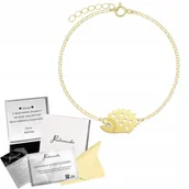 Bransoletki - Bransoletka Złota JEŻ Łańcuszek Srebro 925 Prezent DEDYKACJA GRATIS - miniaturka - grafika 1