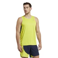 Koszulki męskie - Męska koszulka bez rękawów REEBOK RUNNING SPEEDWICK SINGLET HT3717 – Żółty - miniaturka - grafika 1