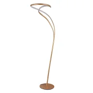 Lampy stojące - Metalowa lampa podłogowa TWIST AZ5738 Azzardo LED 30W 3000K glamour złoty - miniaturka - grafika 1