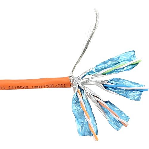 InLine 70505 500m Cat6 S/FTP (S-STP) Pomarańczowy kabel sieciowy - Kable sieciowe (500 m, Cat6, S/FTP (S-STP), Pomarańczowy)