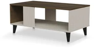 Ławy i stoliki kawowe - Stolik kawowy RANDOM 2 LAW-1 dąb orzech/kaszmirowy HALMAR - miniaturka - grafika 1